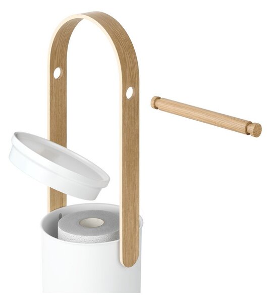 Belo plastično stojalo za WC papir Bellwood – Umbra