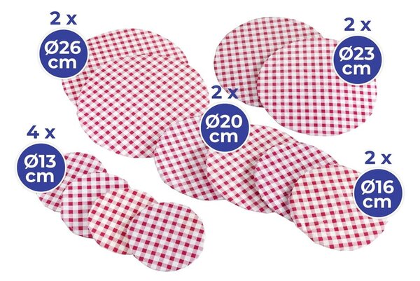 Plastični univerzalni pokrovi za živila v kompletu – Maximex