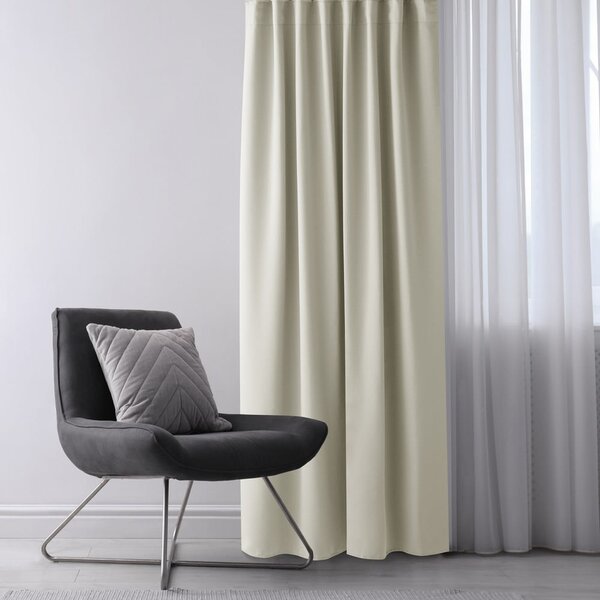 Kremno bela zavesa za delno zatemnitev 140x175 cm Kierra – Restilo
