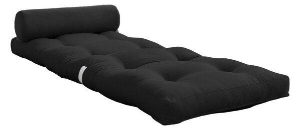 Antracitno siva futonska vzmetnica 70x200 cm Wrap Dark Grey – Karup Design