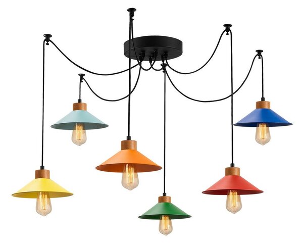 Viseča svetilka s kovinskim senčilom ø 114 cm Manavgat – Opviq lights