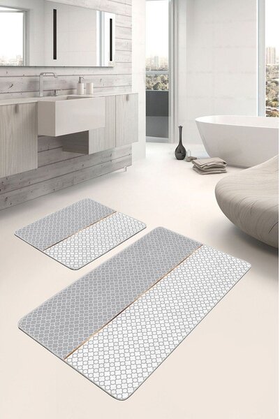 Sive kopalniške preproge v kompletu 2 ks 60x100 cm – Mila Home