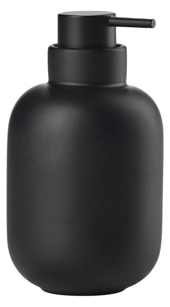 Črn lončen dozirnik za milo 300 ml Sensu – Zone