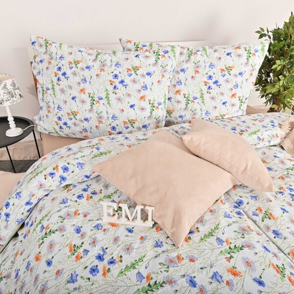 Crepe posteljnina Leia EMI, Standardni enojni posteljni komplet vključuje 1x 140x200 + 1x 70x90