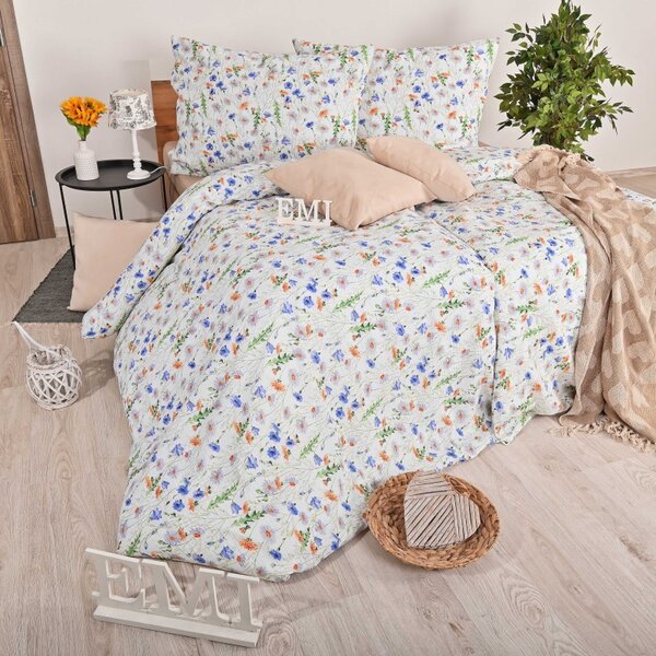 Crepe posteljnina Leia EMI, Standardni enojni posteljni komplet vključuje 1x 140x200 + 1x 70x90