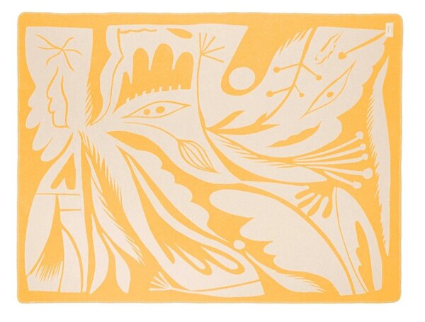 Rumena odeja 165x200 cm Lino – noo.ma