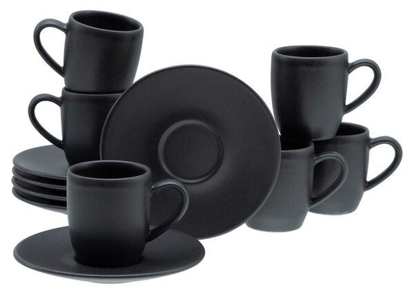 SET SKODELIC Soft Touch Black 12-delni