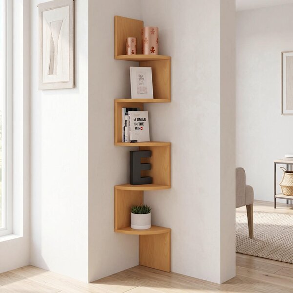 KOTNI REGAL 19,6/123,6/19,6 cm barve bukve