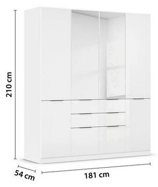 Modern Living Omara S Klasičnimi Vrati Max, Bela