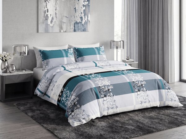 Polibombažna posteljnina LUXURY turkizna Dimenzije posteljnine: 70 x 90 cm | 140 x 200 cm
