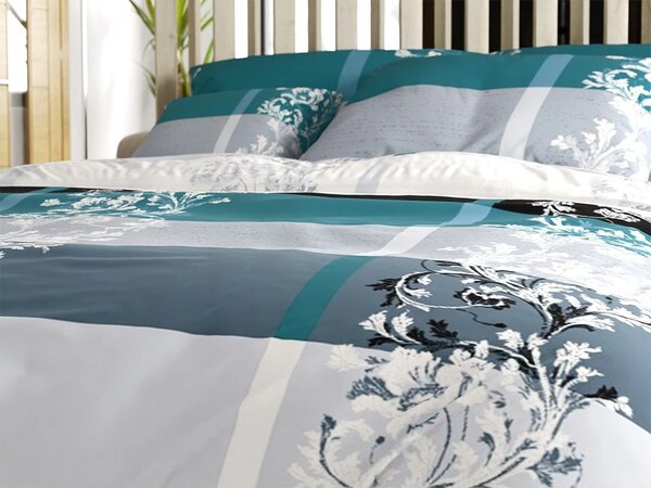 Polibombažna posteljnina LUXURY turkizna Dimenzije posteljnine: 70 x 90 cm | 140 x 200 cm