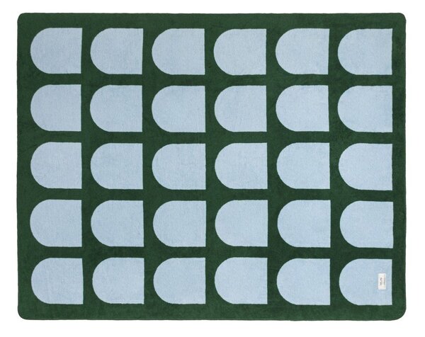 Zeleno-modra odeja 150x200 cm Gilli - noo.ma