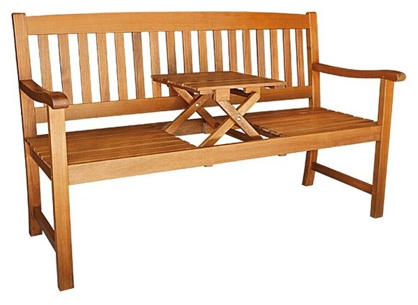 Sunfun Diana Vrtna klop (Š x G x V: 150 x 64 x 92,5 cm, Akacijev les, Rjave barve)