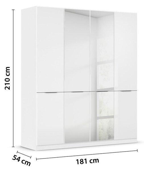 Modern Living Omara Za Oblačila Max, Bela