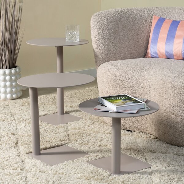Kovinska okrogla stranska mizica ø 40 cm Sunny – Spinder Design