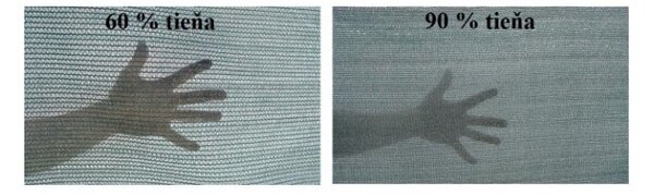 JAKS Senčilna mreža antracitna 135 g, 90 % senca Dimenzije: 2 m x 25 m