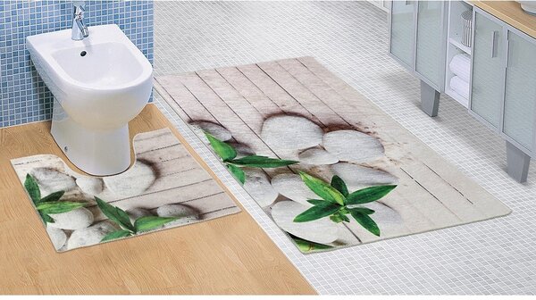 Kopalna preproga Jadran 3D, 60 x 100 + 60 x 50 cm