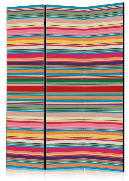 Artgeist Paravan Subdued Stripes, 3-Delni, Dvostranski