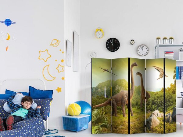 Artgeist Paravan Dinosaurs I, 5-Delni, Dvostranski