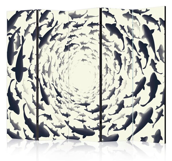 Artgeist Paravan Fish Swirl I, 5-Delni, Dvostranski