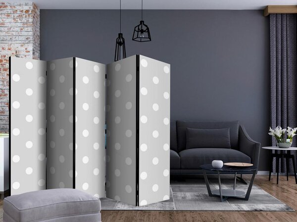 Artgeist Paravan Cheerful Polka Dots I, 5-Delni, Dvostranski