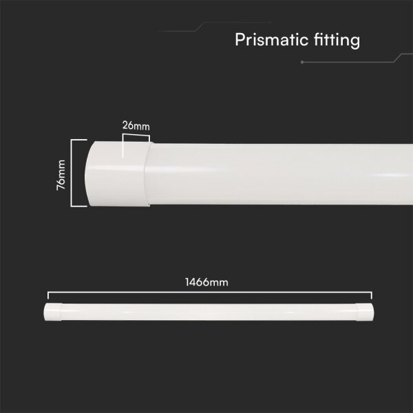 LED Fluorescentna svetilka LED/50W/230V 3000/4000/6500K 146 cm