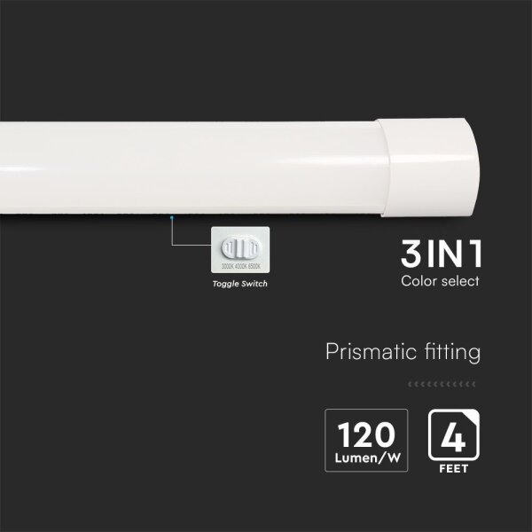 LED Fluorescentna svetilka LED/40W/230V 3000/4000/6500K 116 cm