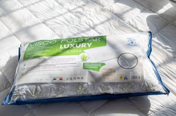 Anatomska blazina VISCO LUXURY ALOE VERA 45x75 cm - torba z zadrgo