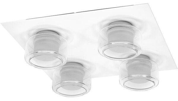 Ledvance - LED Kopalniška stropna svetilka ORBIS FLAME 4xLED/5,5W/230V IP44 bela