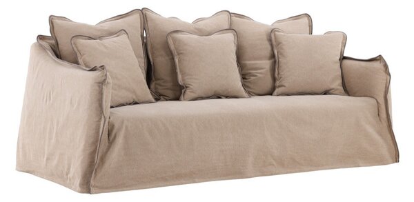 Kavč Dallas 4621, Beige, 210x99x87cm, Noge: Les,Bor, Breza