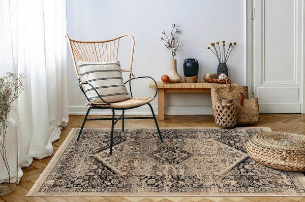 VINTAGE PREPROGA 120/180 cm tkano modra