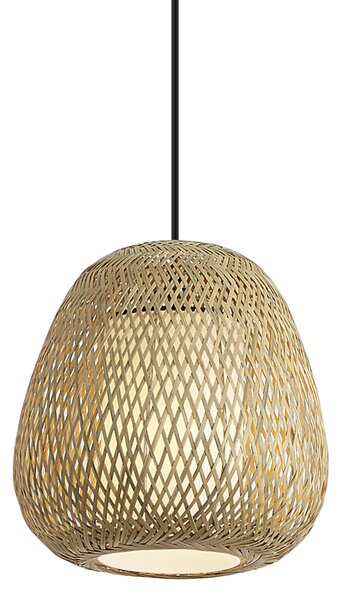 Japandi viseča svetilka bambus 30 cm IP44 - Moana