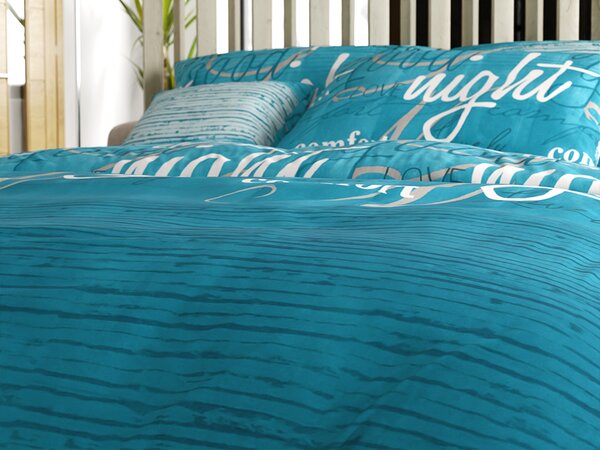 Bombaža posteljnina BLUE DREAM turkizna Dimenzije posteljnine: 70 x 90 cm | 140 x 200 cm