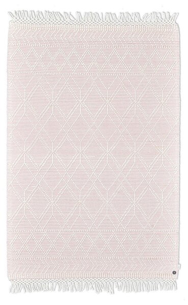 ROČNO TKANA PREPROGA Colored Macrame - Three 140/200 cm tkano roza