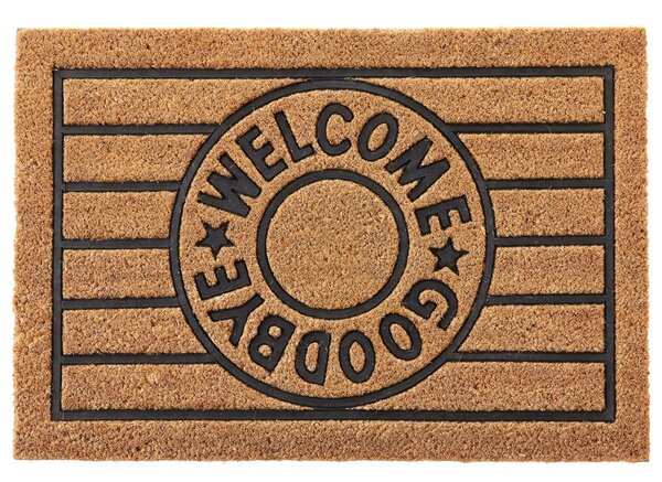 Mömax Predpražnik Welcome&goodbye, Črna, Bež, Ca. 40/60 Cm