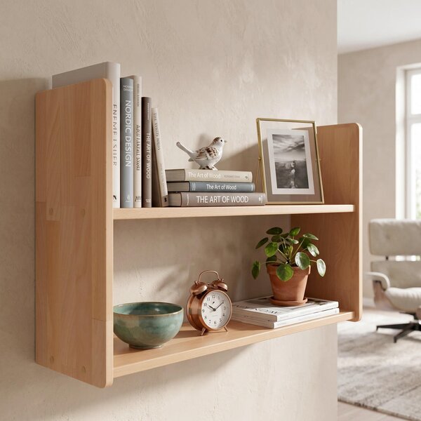 STENSKI REGAL 90/45/20 cm barve bukve