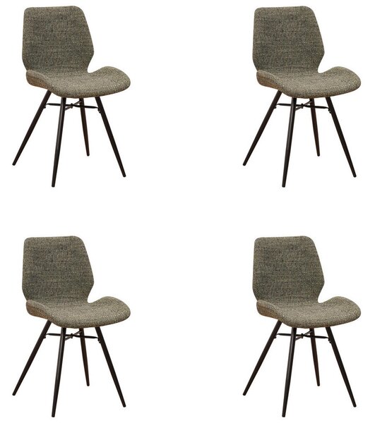 SET STOLOV, tekstil zelena
