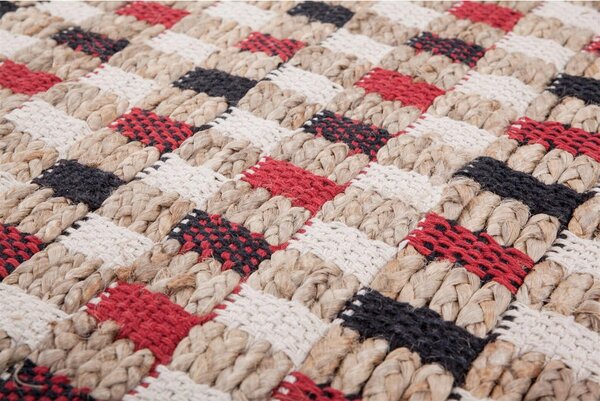 VINTAGE PREPROGA 80/150 cm krem barve, naravne barve