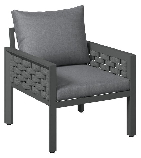 LOUNGE GARNITURA tkanina jeklo