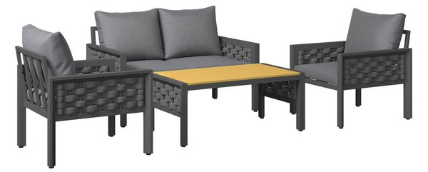 LOUNGE GARNITURA tkanina jeklo