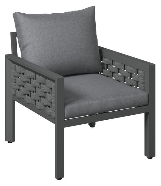 LOUNGE GARNITURA tkanina jeklo