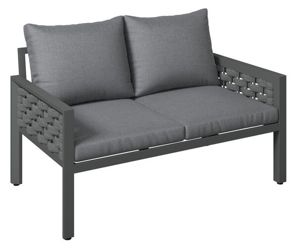 LOUNGE GARNITURA tkanina jeklo