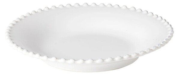 Bel keramičen krožnik za juho Costa Nova Pearl, ⌀ 24 cm