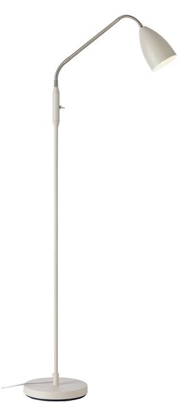 Bež LED zatemnitvena stoječa svetilka s kovinskim senčilom (višina 140 cm) Patro – Markslöjd