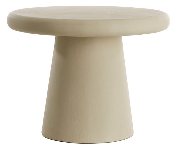 Bež okrogla mizica ø 60 cm Kulona – Light & Living