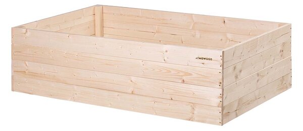 ATMOWOOD Lesena visoka greda 140 x 80 x 40 cm
