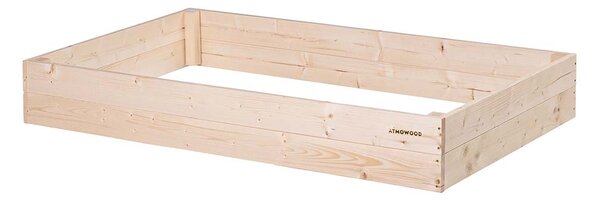 ATMOWOOD Lesena visoka greda 140 x 80 x 20 cm