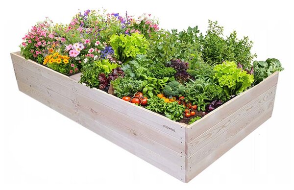 ATMOWOOD Lesena visoka greda 240 x 100 x 40 cm