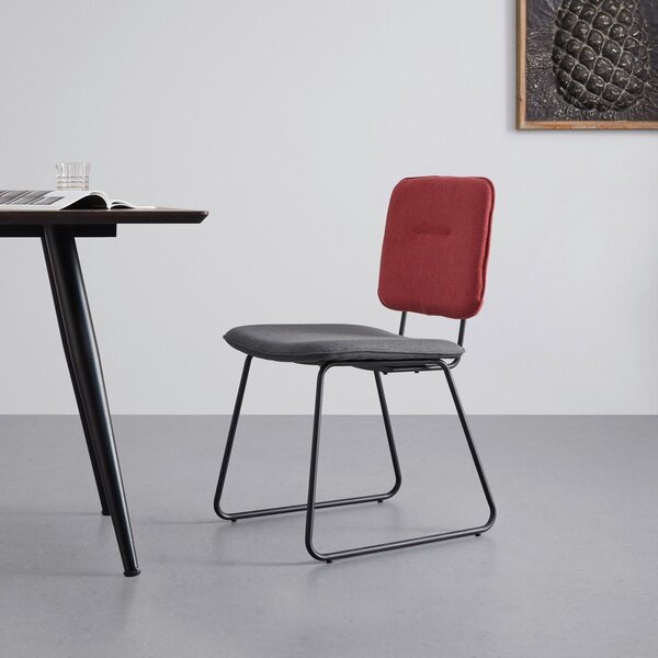 Modern Living Stol Ava, Siva, Rdeča
