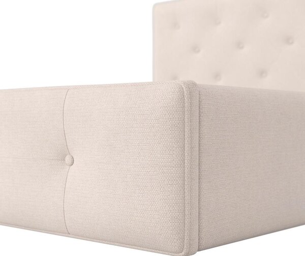 Bessagi Home Oblazinjena Postelja Julie, Krem, 180x200